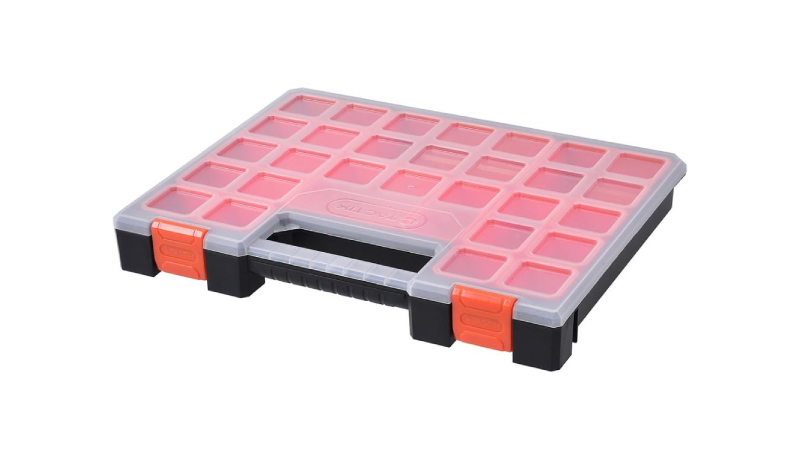 Tactix 410mm Organiser with Removable Tubs